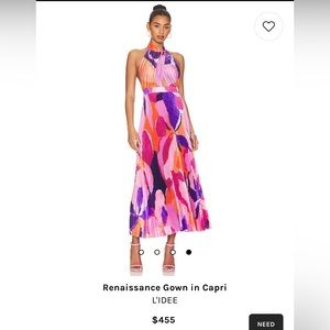 Renaissance Gown in Capri
L'IDEE